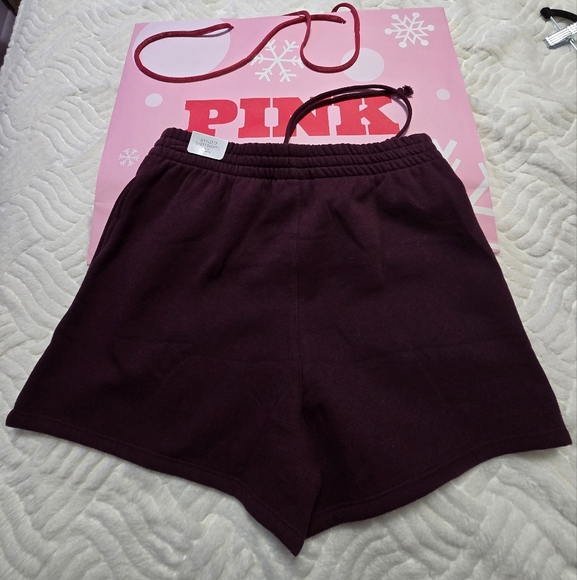 PINK IVY Fleece Sweat Short. Wild Rose. Size S - Picture 6 of 7